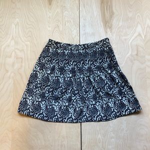 High waist flare skirt